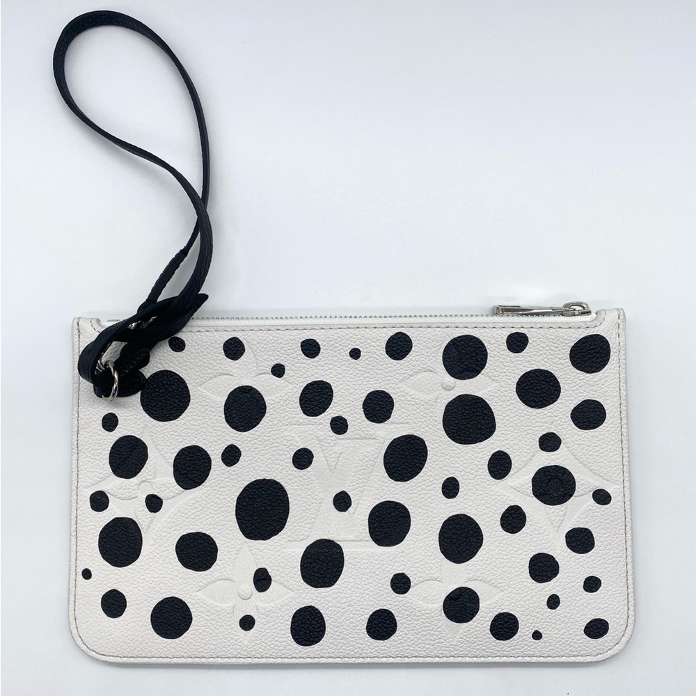 ⭐️LTD⭐️Louis Vuitton X Yayoi Kusama Monogram Empreinte Neverfull Dots Pochette